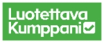 Luotettava kumppani-logo